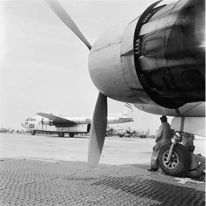 C-119 Packet aircraft at Cát Bi airfield
